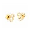 Messika Move Uno 18ct Yellow Gold Diamond Ladies Earrings 12305-YG