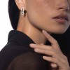 Messika Move Uno Classique 18ct White Gold Diamond Earrings 12182-WG