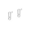 Messika Move Uno Classique 18ct White Gold Diamond Earrings 12182-WG