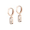 Messika Move Uno Rose Gold Diamond Hoop Earrings E12037PG