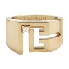 Balmain 18ct Yellow Gold Labyrinth Diamond PB Signet Ring ABAJ02RG00002