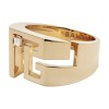 Balmain 18ct Yellow Gold Labyrinth Diamond PB Signet Ring ABAJ02RG00002