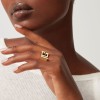 Balmain 18ct Yellow Gold Labyrinth Diamond PB Signet Ring ABAJ02RG00002