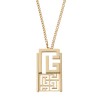 Balmain 18ct Yellow Gold Labyrinth Frieze Pendant ABAJ02NL00001