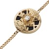 Balmain 18ct Yellow Gold Emblem Diamond and Onyx Chain Bracelet ABAJ01BR0002