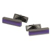 Montblanc Black PVD Bar Cufflinks