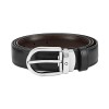 Montblanc Horseshoe Belt 30mm 222371 Black