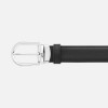 Montblanc Horseshoe Belt 35mm 128756 Reversable Black Grey