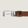 Montblanc Rectangular 30mm Reversible Belt In Sartorial Leather MB221014