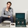 Wolf British Racing Green Double Watch Winder 792241
