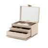 Wolf Caroline Medium Ivory Jewellery Case 329753