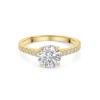 18ct Yellow Gold Lab Grown Round Brilliant 1.75ct Diamond Ring