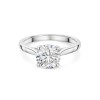Platinum 2.00ct Round Brilliant Lab Grown Diamond Solitaire Ring