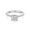 Platinum Round Brilliant 2.20ct Lab Grown Diamond Shoulders Ring