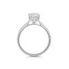 Platinum Round Brilliant 2.20ct Lab Grown Diamond Shoulders Ring