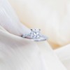 Platinum Round Brilliant 2.20ct Lab Grown Diamond Shoulders Ring