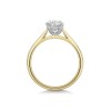 18ct Yellow Gold 1.00ct Round Brilliant Lab Grown Diamond Solitaire Ring