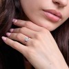 9ct White Gold Round Brilliant 2.00ct Lab Grown Diamond 4 Claw Solitaire Ring
