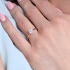 9ct Yellow Gold Round Brilliant 1.00ct Lab Grown Diamond 4 Claw Solitaire Ring