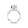 Platinum 2.00ct Lab Grown Princess Cut Diamond Solitaire Ring