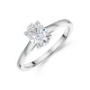 Platinum Lab Grown 1.00ct Oval Diamond Solitaire Ring