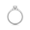Platinum 1.00ct Oval Lab Grown Diamond Solitaire Ring