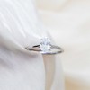 Platinum 1.00ct Oval Lab Grown Diamond Solitaire Ring
