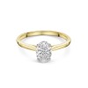 18ct Yellow Gold 1.00ct Oval Cut Lab grown Diamond Solitaire Ring