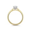 18ct Yellow Gold 1.00ct Oval Cut Lab grown Diamond Solitaire Ring