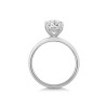 9ct White Gold Oval Cut 2.00ct Lab Grown Diamond 4 Claw Solitaire Ring