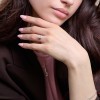 9ct White Gold Oval Cut 2.00ct Lab Grown Diamond 4 Claw Solitaire Ring