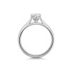 Platinum Lab Grown 1.00ct Pear Cut Diamond Solitaire Ring
