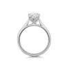 Platinum Pear Cut 2.00ct Lab Grown Diamond 3 Claw Solitaire Ring