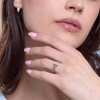 9ct White Gold Pear Shape 1.00ct Lab Grown Diamond 4 Claw Solitaire Ring