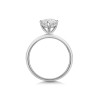 9ct White Gold Pear Shape 2.00ct Lab Grown Diamond 4 Claw Solitaire Ring