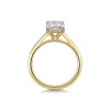 18ct Yellow Gold Radiant Cut 2.00ct Lab Grown Diamond Solitaire