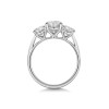 18ct White Gold Lab Grown Three Stone 2.00ct Diamond Ring