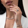 18ct White Gold Lab Grown 1.00ct Diamond Eternity Ring
