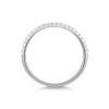 Platinum Round Brilliant 0.15ct Lab Grown Diamond Half Hoop Eternity Ring