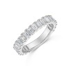 Platinum Emerald Cut 2.00ct Lab Grown Diamond Eternity Ring