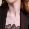 18ct White Gold Radiant Cut 2.00ct Lab Grown Diamond Pendant