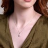 18ct White Gold Pear Shape 2.00ct Lab Grown Diamond Pendant