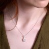 18ct White Gold 3.50ct Lab Grown Pear Cut Diamond Drop Pendant