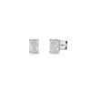18ct White Gold Radiant Cut 1.50ct Lab Grown Diamond Stud Earrings