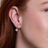 18ct Yellow Gold Round Brilliant 2.00ct Lab Grown Diamond Drop Earrings