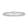 9ct White Gold 2.97ct Lab Grown Diamond Tennis Bracelet