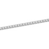 14ct White Gold Lab Grown 5.00ct Diamond Tennis Bracelet