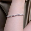 18ct White Gold Round Brilliant 15ct Lab Grown Diamond Bracelet