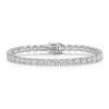 18ct White Gold Round Brilliant 15ct Lab Grown Diamond Bracelet