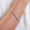 9ct White Gold Round Brilliant 7.00ct Lab Grown Diamond Bracelet